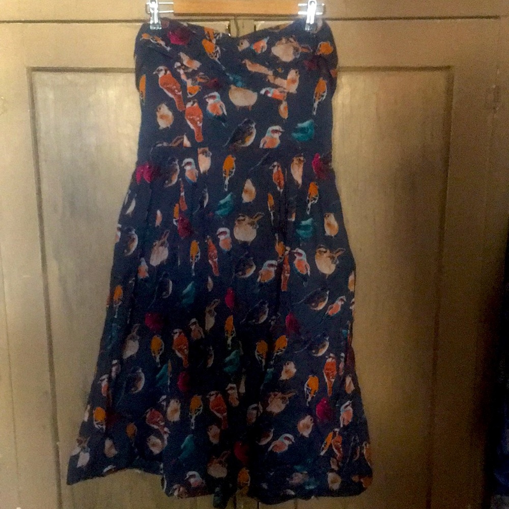 Retro Style Bird Dress